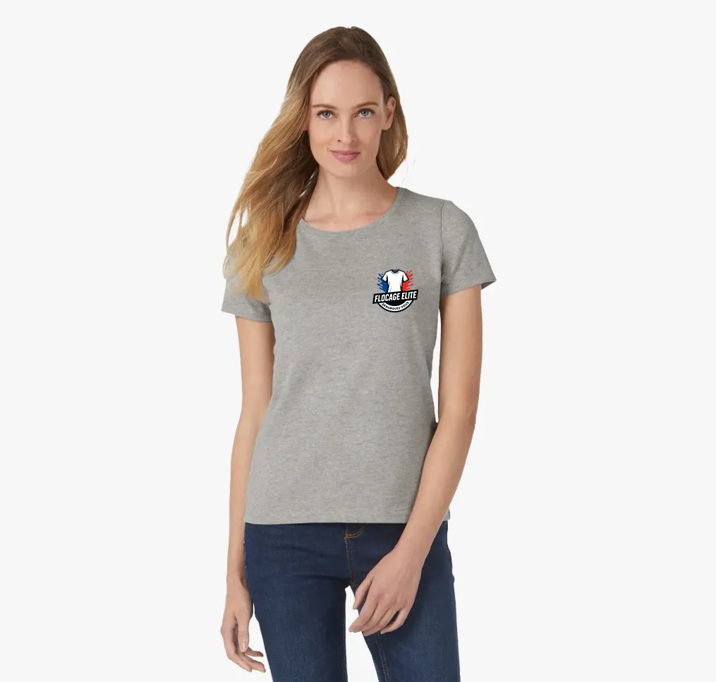 T-SHIRT ROND FEMME PERSONNALISABLE REF : BC04T
