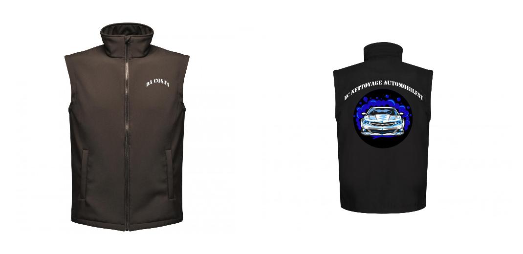 BODYWARMER SOFTSHELL PERSONNALISABLE REF: RGA844