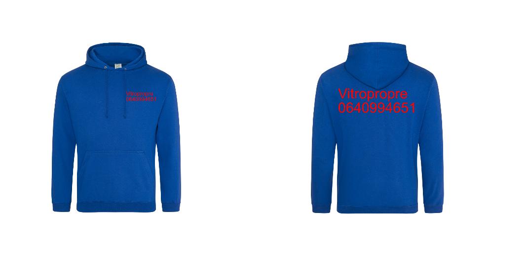 SWEAT A CAPUCHE PERSONNALISÉ REF : JH001