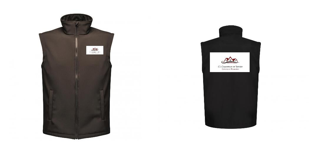 BODYWARMER SOFTSHELL PERSONNALISABLE REF: RGA844