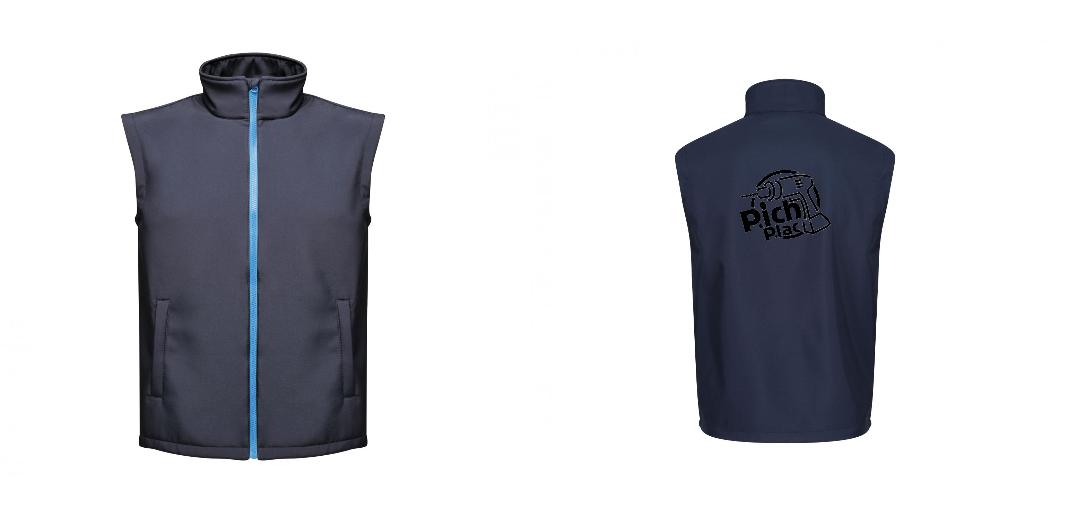 BODYWARMER SOFTSHELL PERSONNALISABLE REF: RGA844
