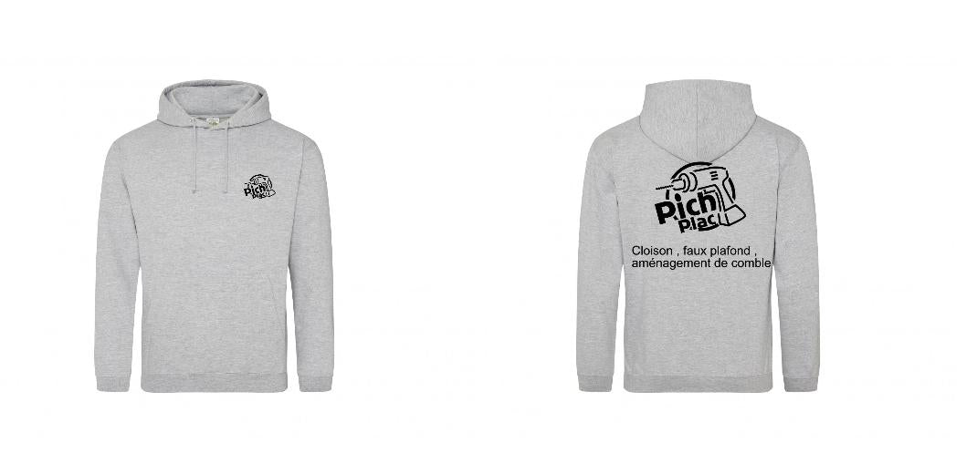 SWEAT A CAPUCHE PERSONNALISÉ REF : JH001