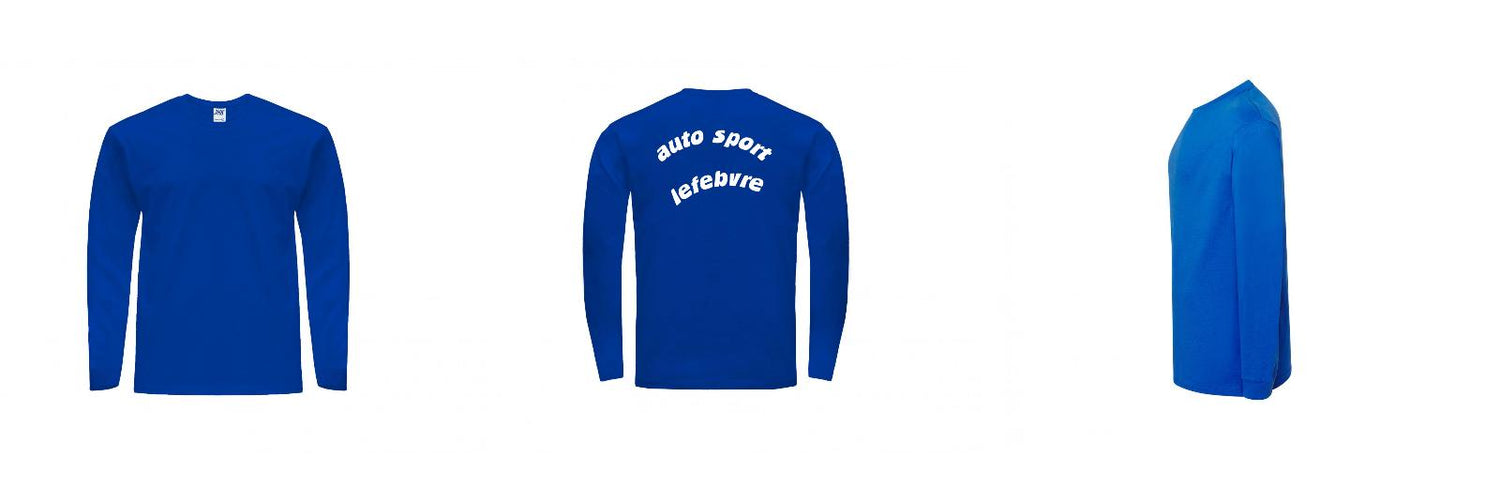 T-SHIRT MANCHES LONGUES PERSONNALISABLE REF : JK175