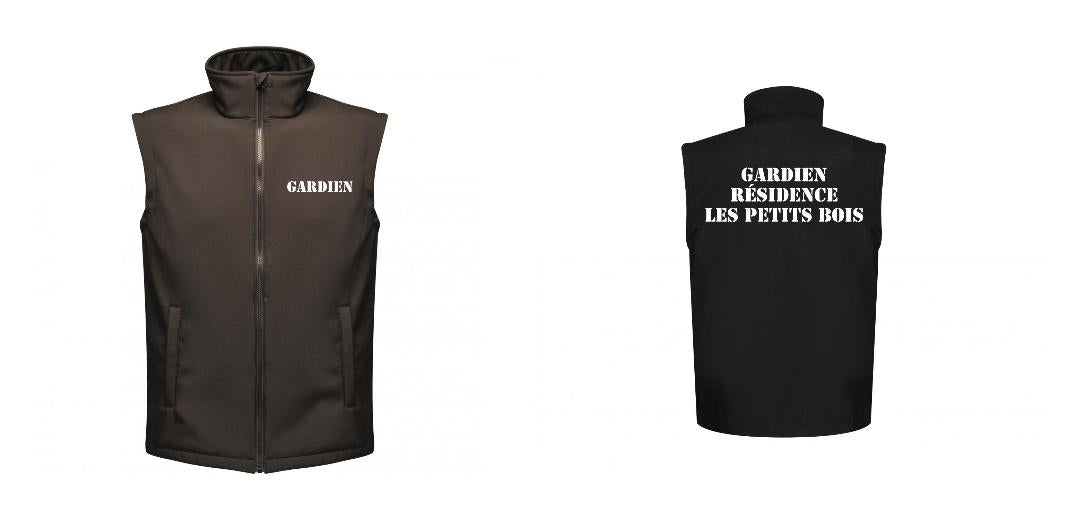 BODYWARMER SOFTSHELL PERSONNALISABLE REF: RGA844