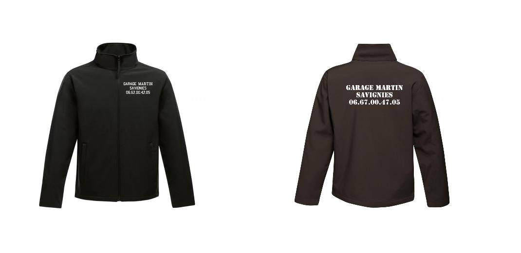 VESTE SOFTSHELL HOMME PERSONNALISABLE REF : RGA628
