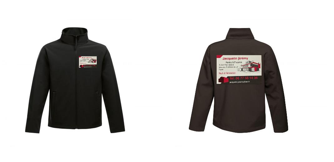 VESTE SOFTSHELL HOMME PERSONNALISABLE REF : RGA628