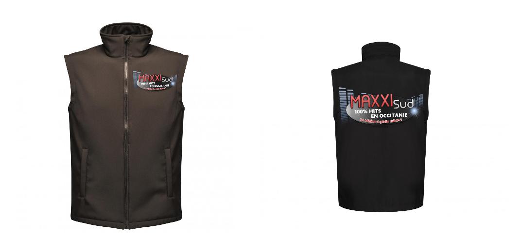 BODYWARMER SOFTSHELL PERSONNALISABLE REF: RGA844
