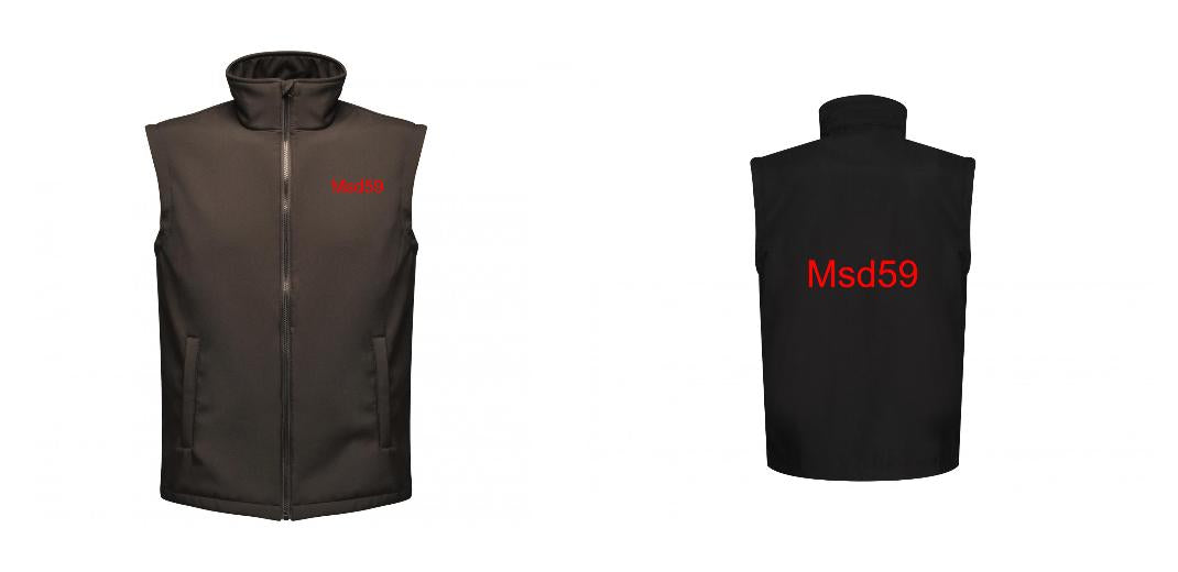 BODYWARMER SOFTSHELL PERSONNALISABLE REF: RGA844