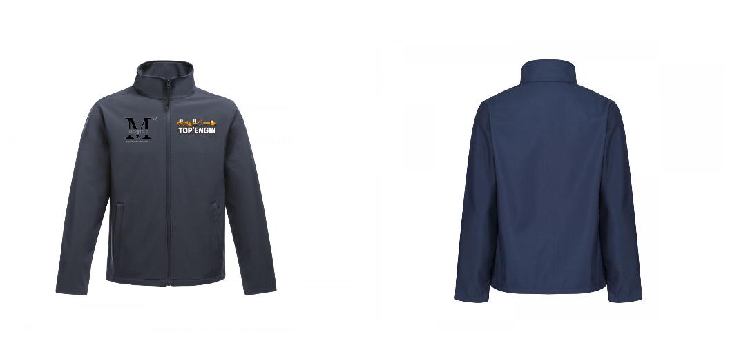 VESTE SOFTSHELL HOMME PERSONNALISABLE REF : RGA628