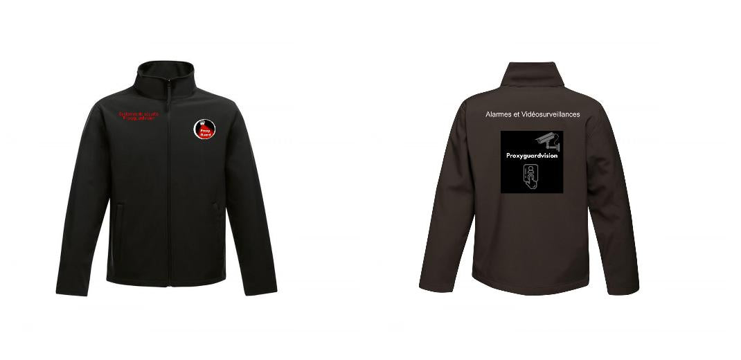 VESTE SOFTSHELL HOMME PERSONNALISABLE REF : RGA628