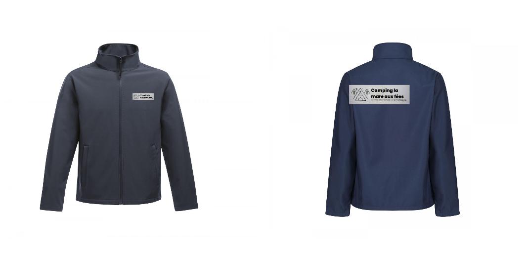VESTE SOFTSHELL HOMME PERSONNALISABLE REF : RGA628