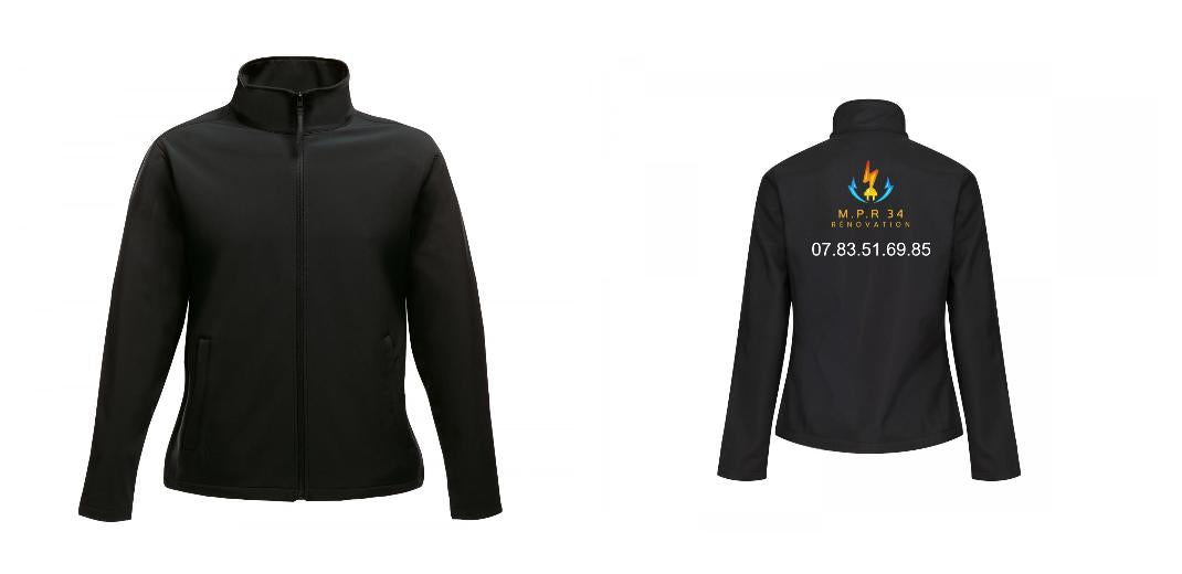 VESTE SOFTSHELL FEMME PERSONNALISABLE REF : RGA629