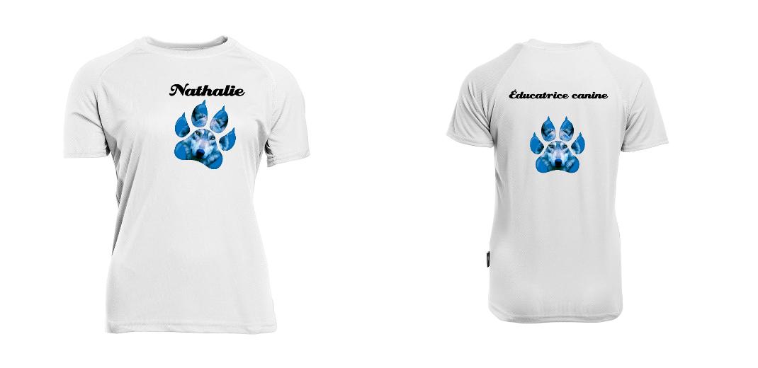 T-SHIRT SPORT FEMME PERSONNALISABLE REF : PK141