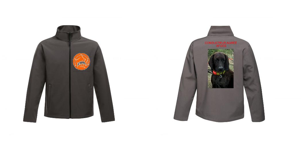 VESTE SOFTSHELL HOMME PERSONNALISABLE REF : RGA628