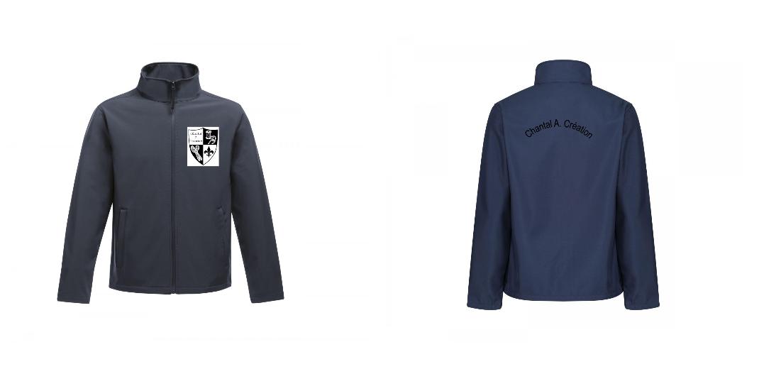 VESTE SOFTSHELL HOMME PERSONNALISABLE REF : RGA628