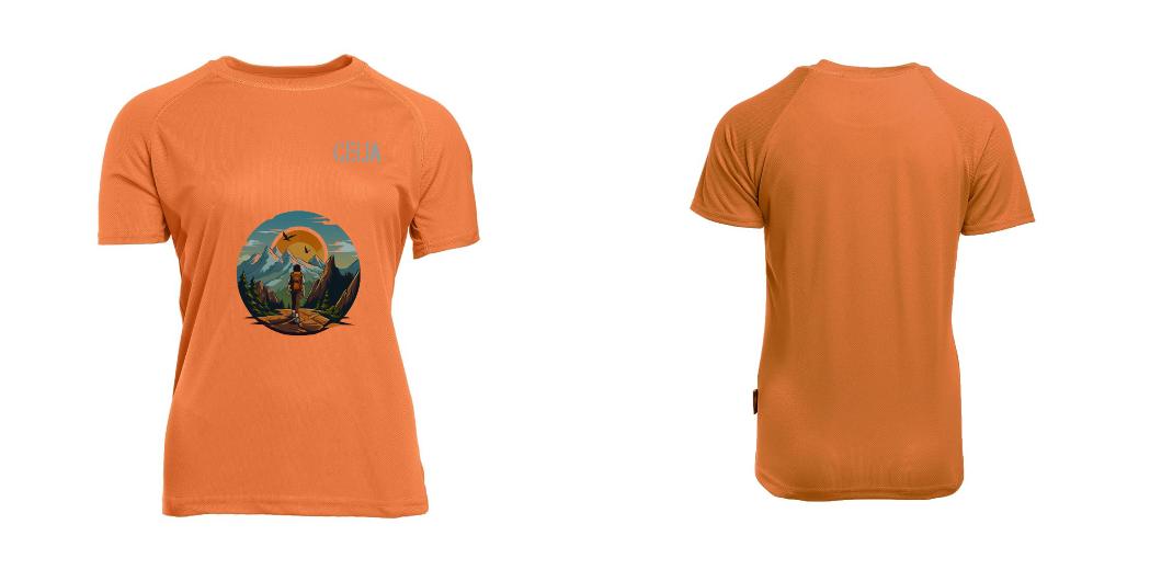 T-SHIRT SPORT FEMME PERSONNALISABLE REF : PK141