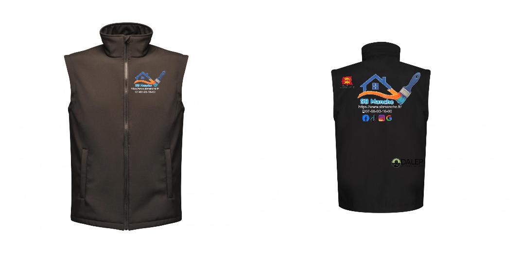 BODYWARMER SOFTSHELL PERSONNALISABLE REF: RGA844