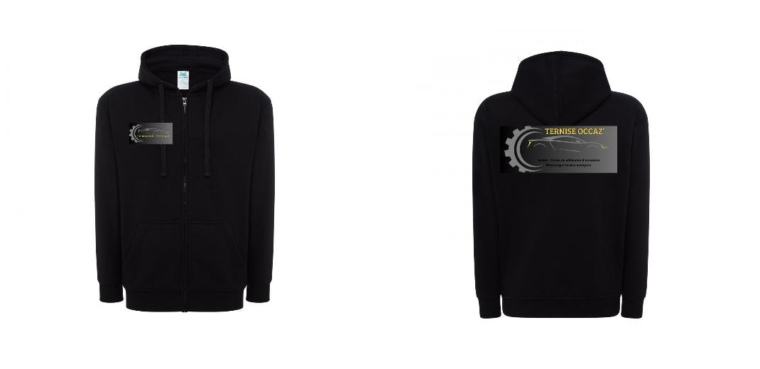 VESTE A CAPUCHE PERSONNALISABLE UNISEX REF: JK297