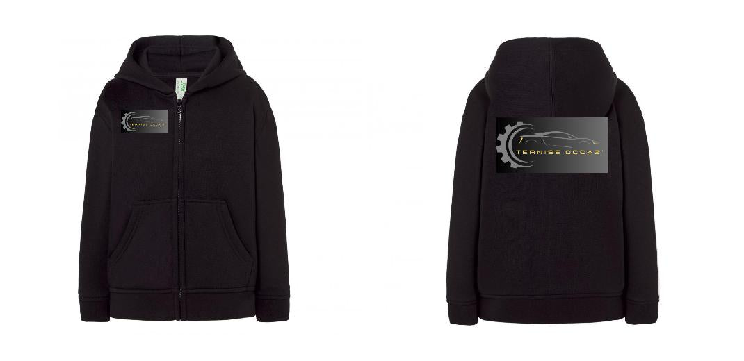 SWEAT A CAPUCHE ZIPPÉ ENFANT PERSONNALISABLE REF : JK290K