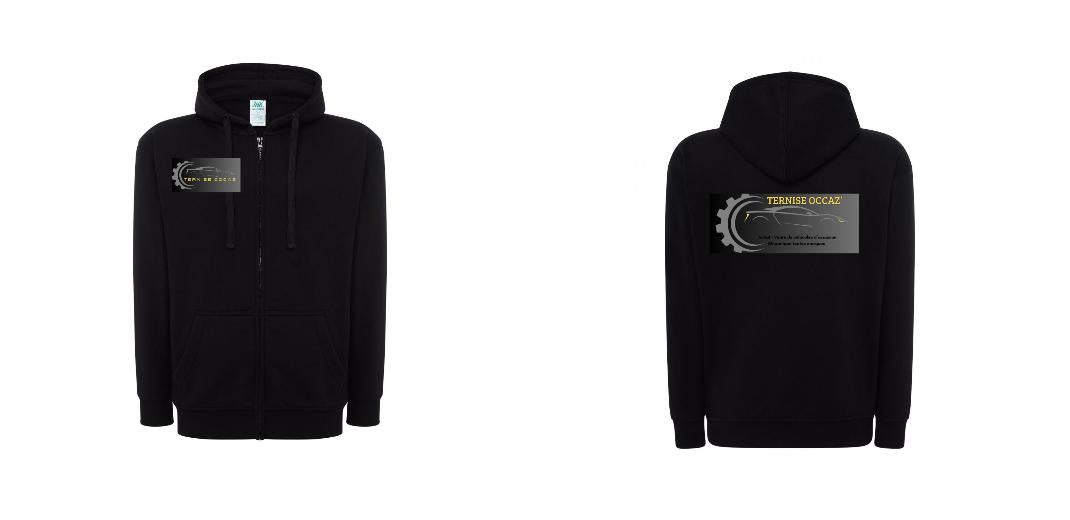 VESTE A CAPUCHE PERSONNALISABLE UNISEX REF: JK297