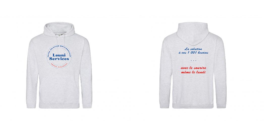 SWEAT A CAPUCHE PERSONNALISÉ REF : JH001