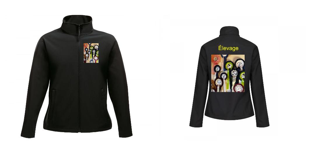 VESTE SOFTSHELL FEMME PERSONNALISABLE REF : RGA629