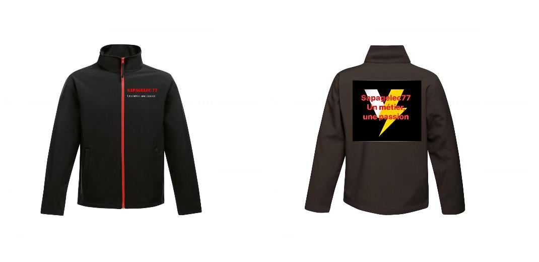 VESTE SOFTSHELL HOMME PERSONNALISABLE REF : RGA628