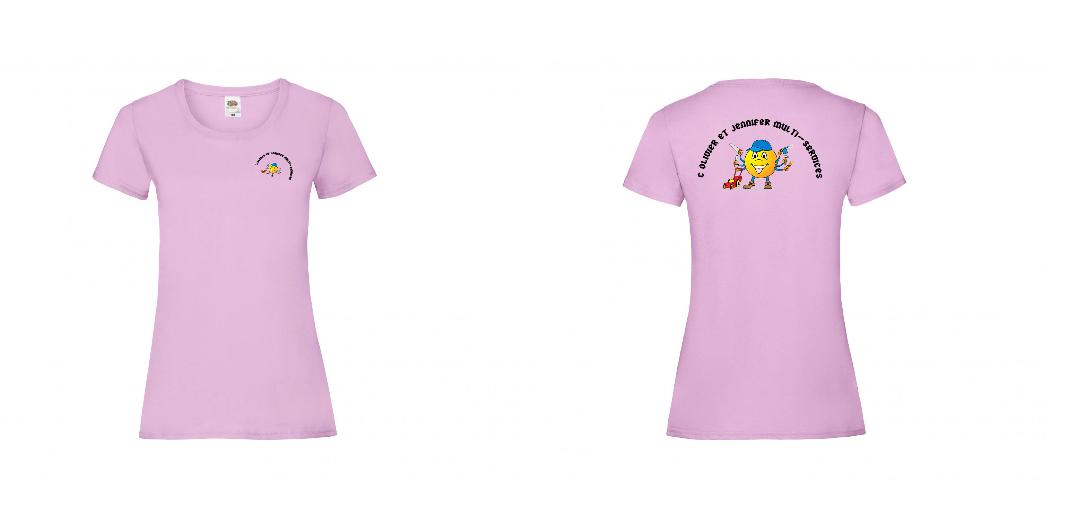 T-SHIRT ROND FEMME PERSONNALISABLE REF : SC600