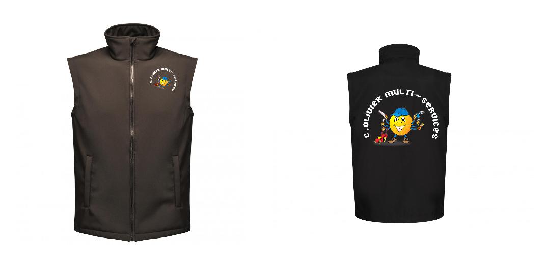 BODYWARMER SOFTSHELL PERSONNALISABLE REF: RGA844