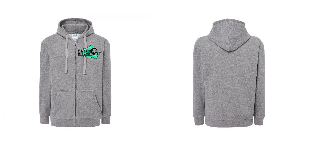 VESTE A CAPUCHE PERSONNALISABLE UNISEX REF: JK297