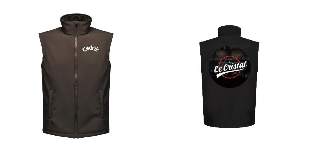 BODYWARMER SOFTSHELL PERSONNALISABLE REF: RGA844