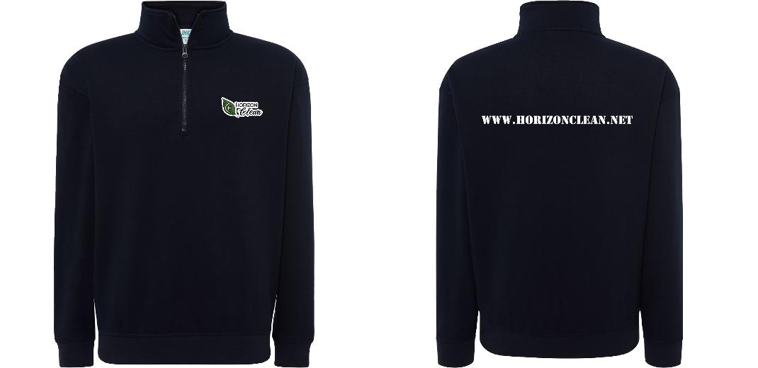 SWEAT COL ZIPPÉ PERSONNALISABLE UNISEXE REF: JK298