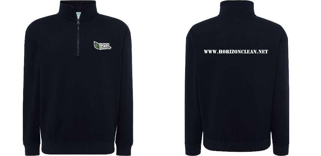 SWEAT COL ZIPPÉ PERSONNALISABLE UNISEXE REF: JK298