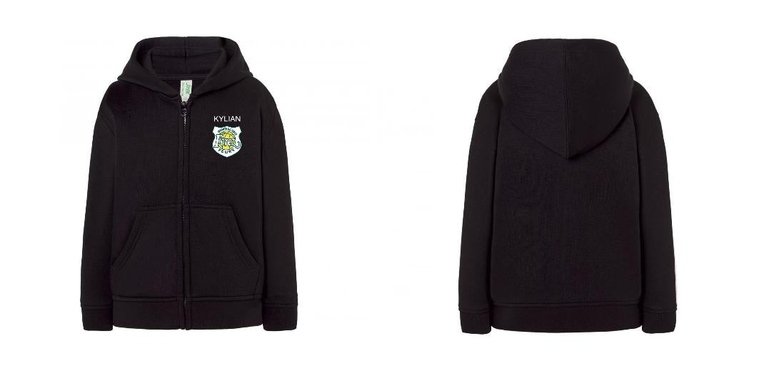SWEAT A CAPUCHE ZIPPÉ ENFANT PERSONNALISABLE REF : JK290K