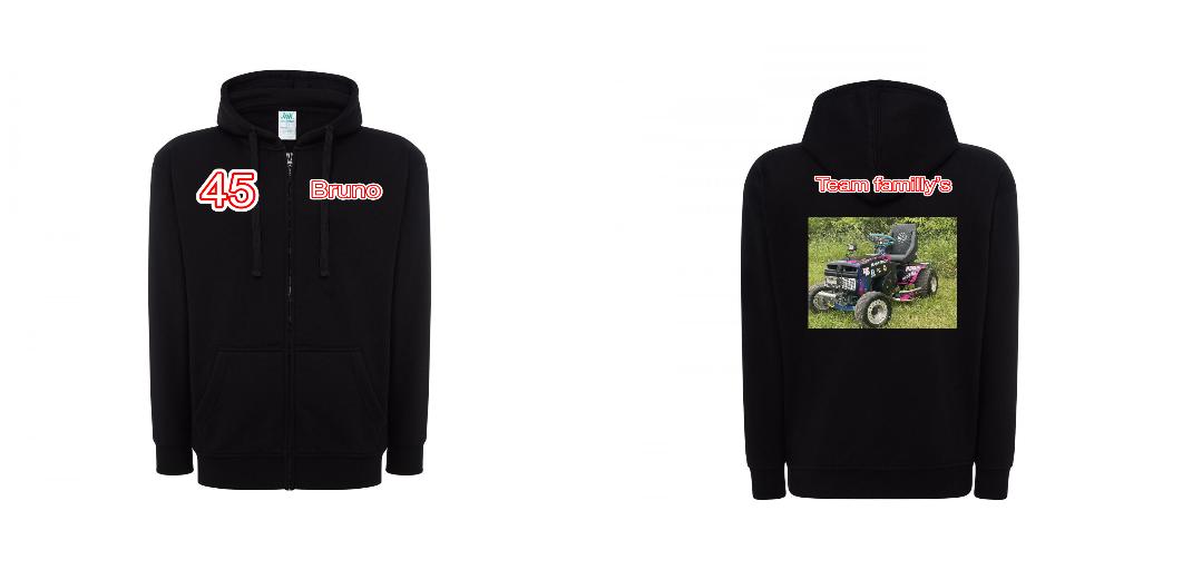 VESTE A CAPUCHE PERSONNALISABLE UNISEX REF: JK297
