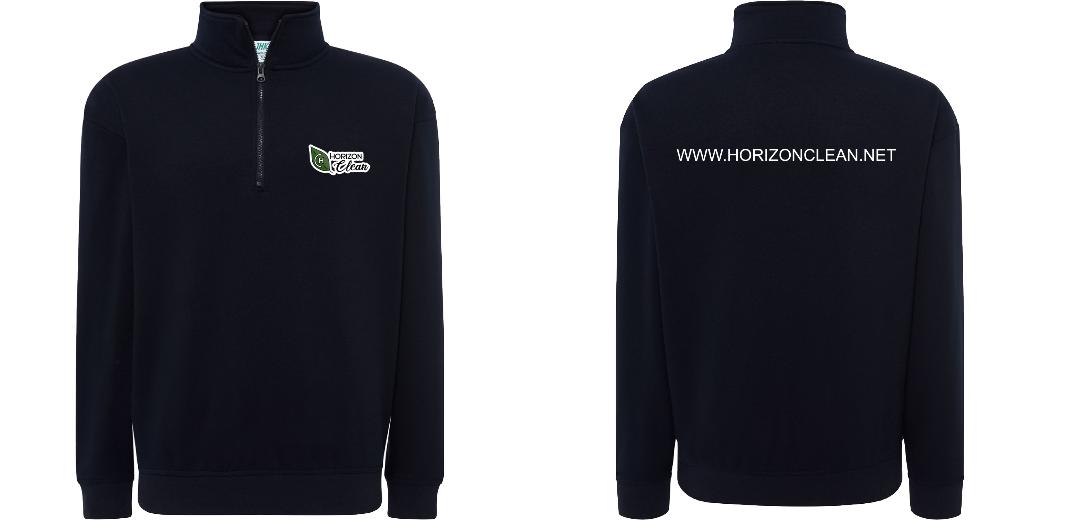 SWEAT COL ZIPPÉ PERSONNALISABLE UNISEXE REF: JK298