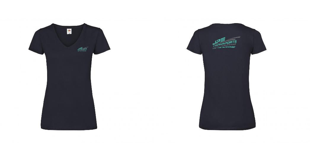 T-SHIRT COL V FEMME PERSONNALISABLE REF : SC601