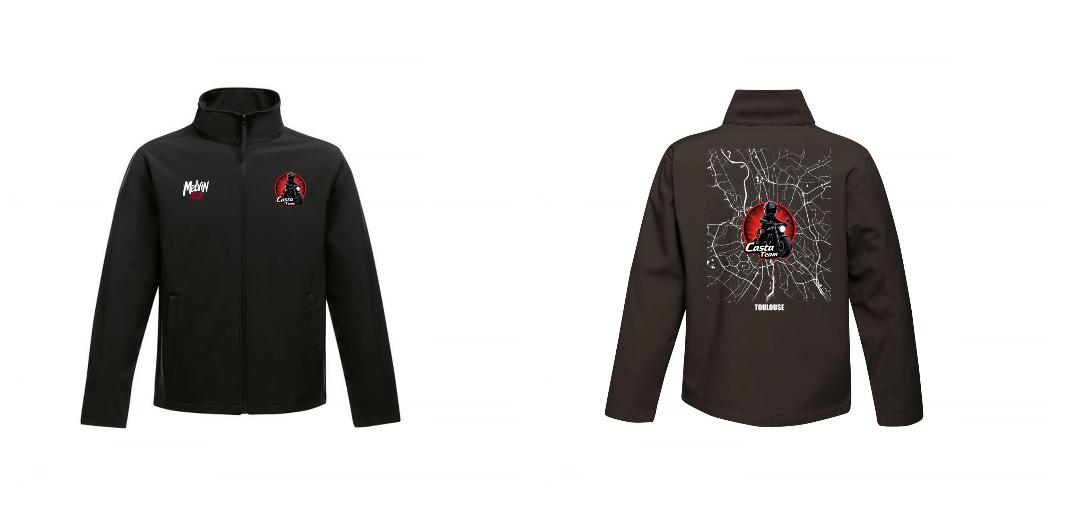 VESTE SOFTSHELL HOMME PERSONNALISABLE REF : RGA628
