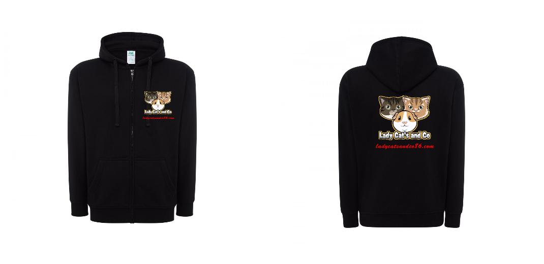 VESTE A CAPUCHE PERSONNALISABLE UNISEX REF: JK297