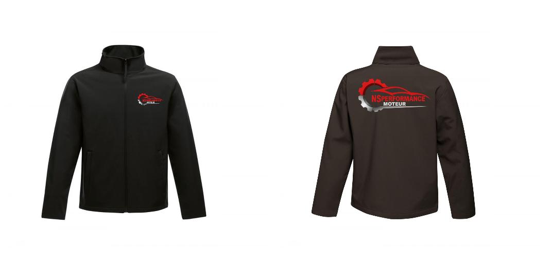 VESTE SOFTSHELL HOMME PERSONNALISABLE REF : RGA628
