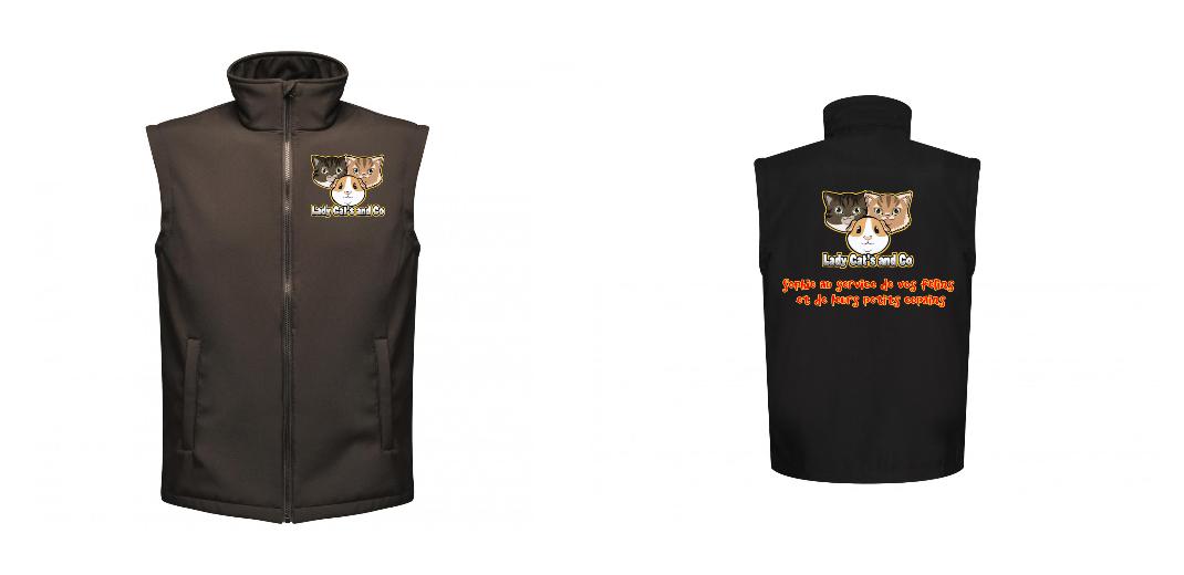 BODYWARMER SOFTSHELL PERSONNALISABLE REF: RGA844