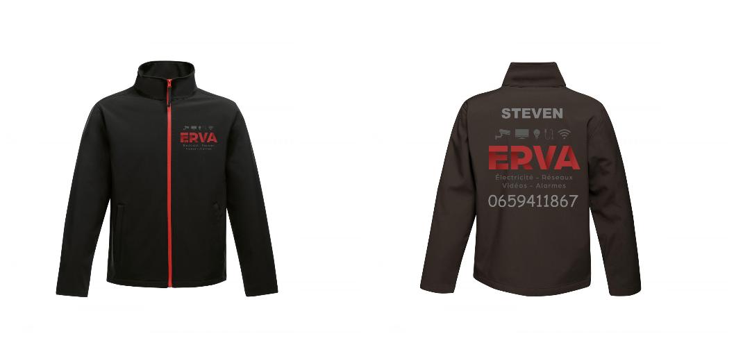 VESTE SOFTSHELL HOMME PERSONNALISABLE REF : RGA628