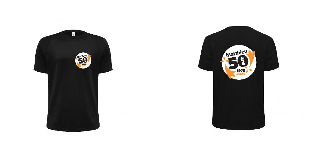 T-SHIRT SPORT PERSONNALISABLE : JK900