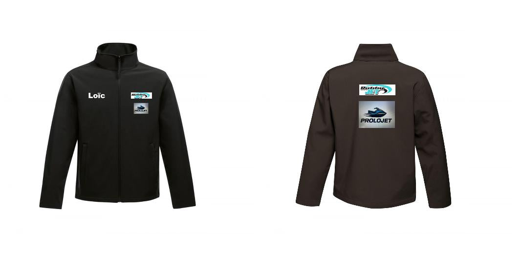 VESTE SOFTSHELL HOMME PERSONNALISABLE REF : RGA628