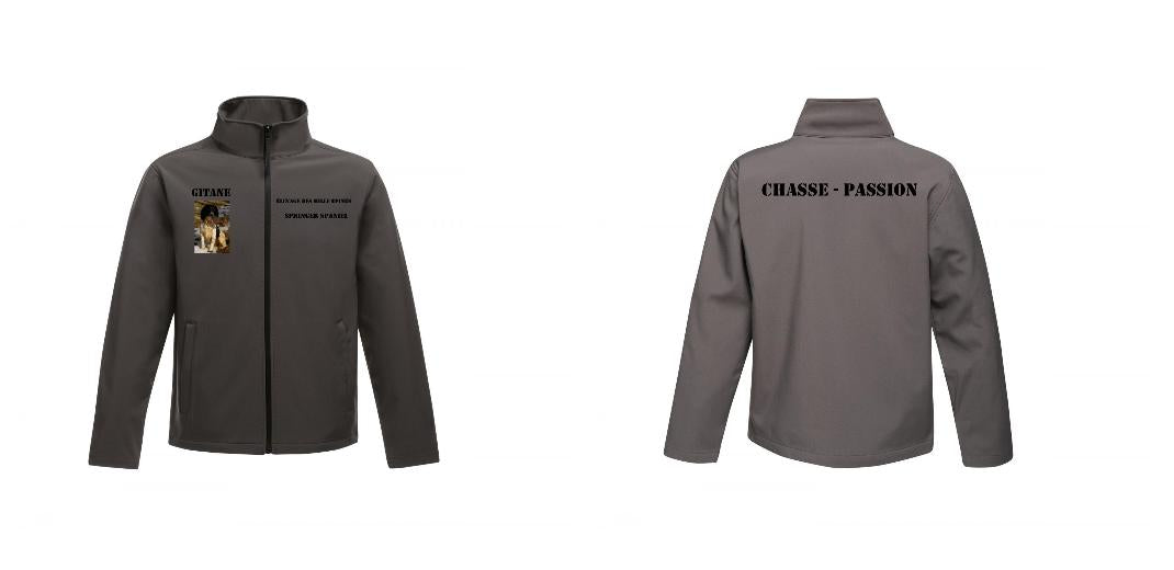 VESTE SOFTSHELL HOMME PERSONNALISABLE REF : RGA628