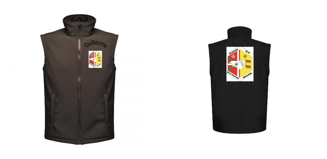 BODYWARMER SOFTSHELL PERSONNALISABLE REF: RGA844