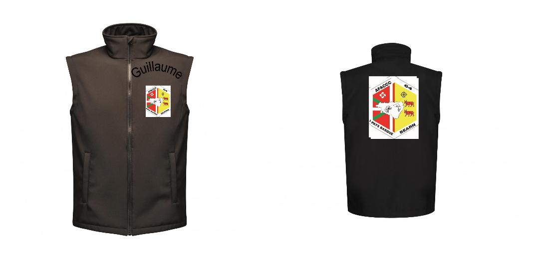 BODYWARMER SOFTSHELL PERSONNALISABLE REF: RGA844