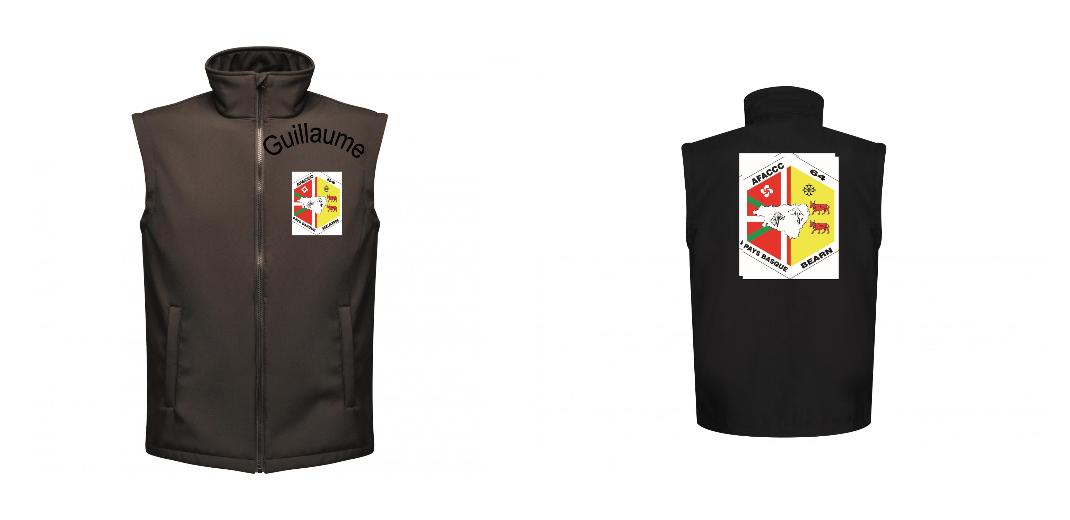 BODYWARMER SOFTSHELL PERSONNALISABLE REF: RGA844