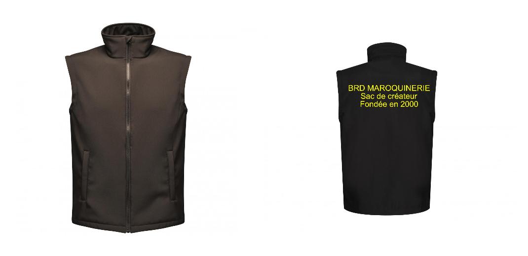 BODYWARMER SOFTSHELL PERSONNALISABLE REF: RGA844