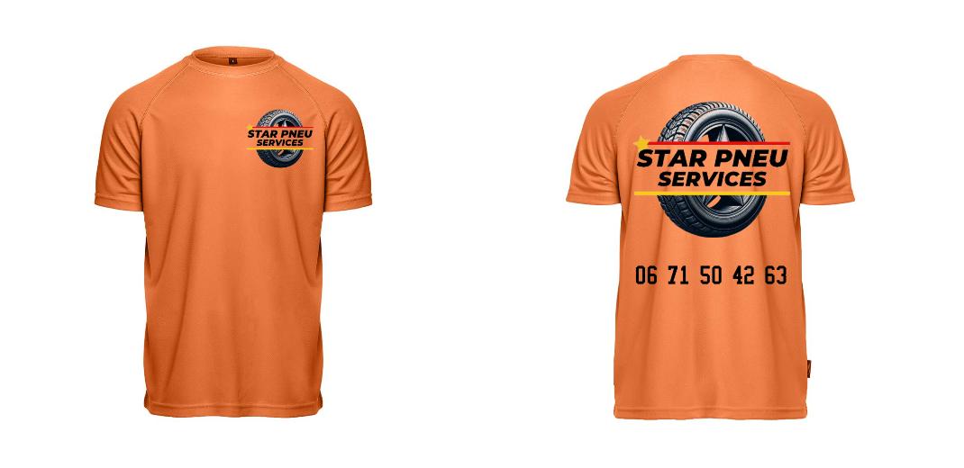 T-SHIRT SPORT HOMME PERSONNALISABLE REF : PK140
